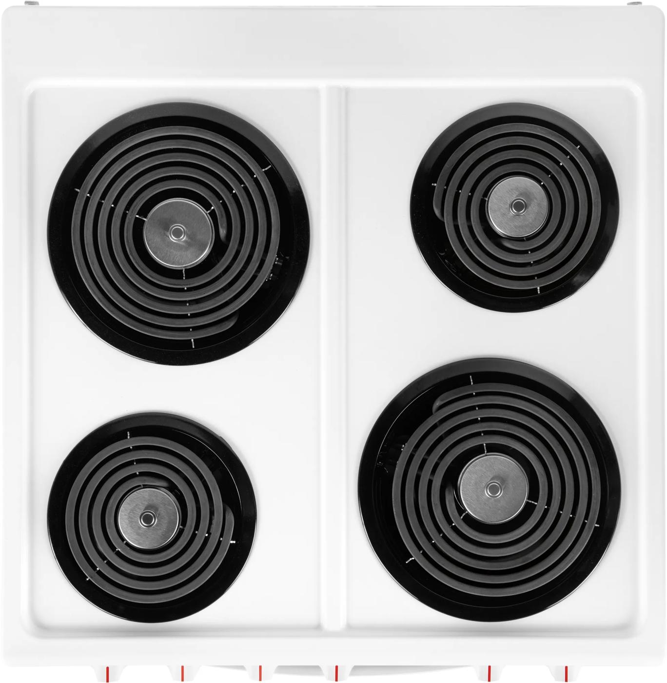 Cuisinière électrique autoportante de 24 po Blanc-FCFC241CAW