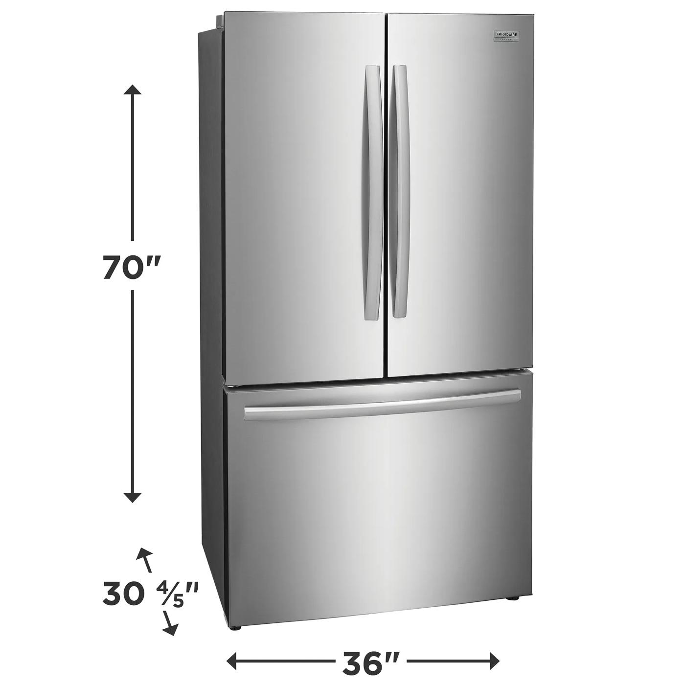 23 Cu. Ft. Counter-Depth French Door Refrigerator Stainless Steel-GRFG2353AF