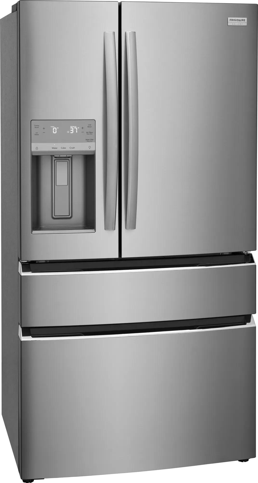 22 Cu. Ft. Counter-Depth 4-Door French Door Refrigerator Stainless Steel-GRMC2273CF