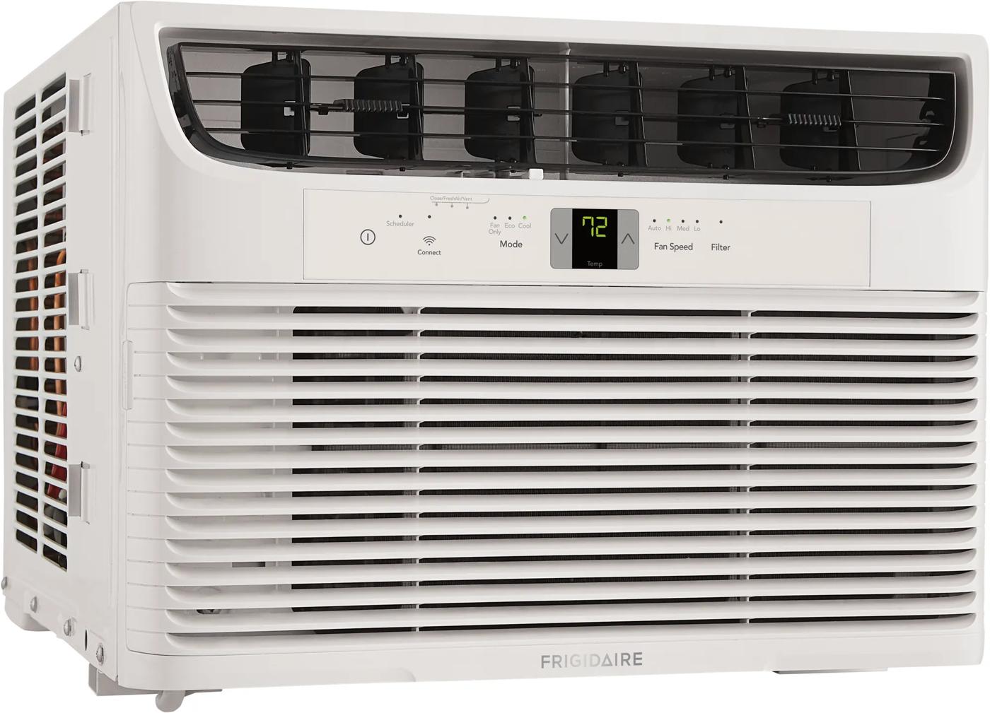 12,000 BTU Connected Window-Mounted Room Air Conditioner White-FHWW123WB1