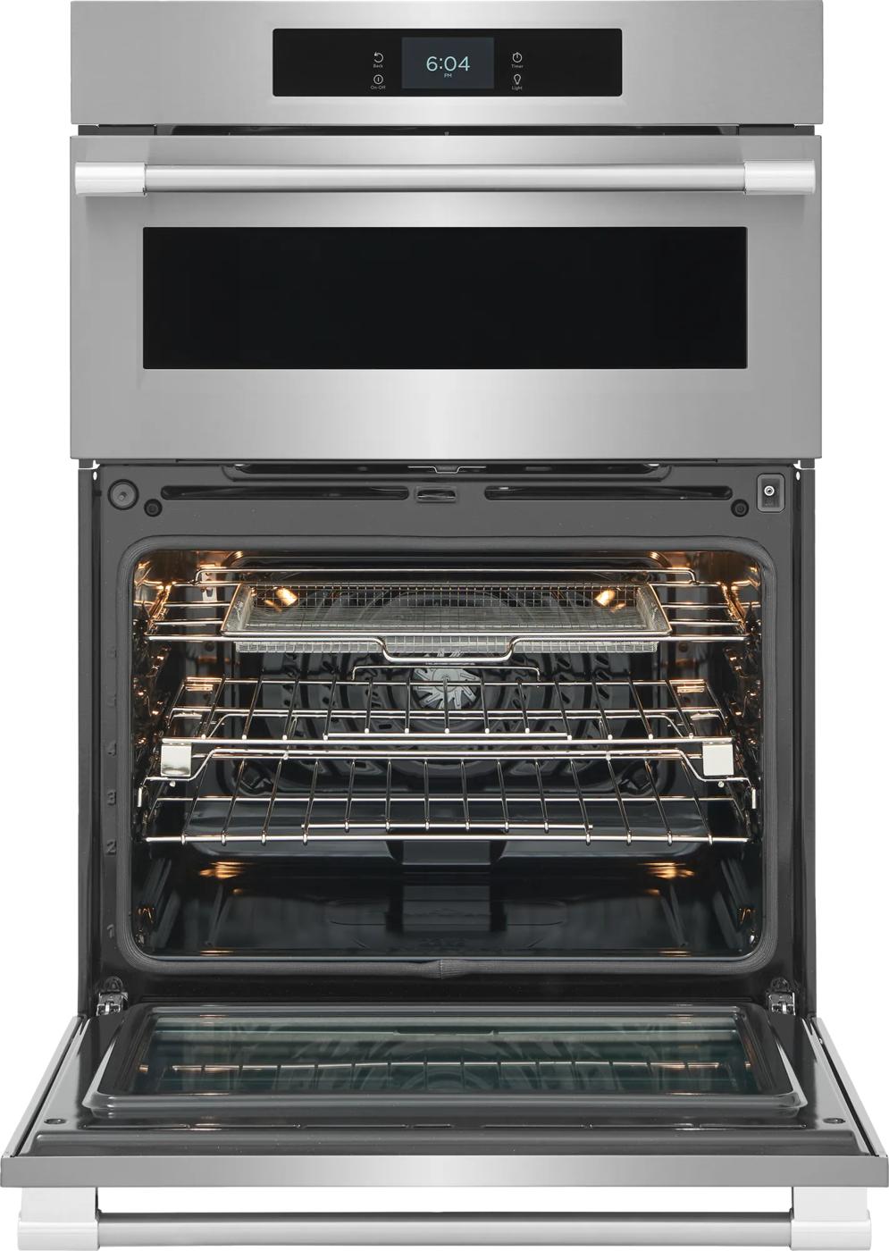 30" Microwave Combination Wall Oven with Stone-Baked Pizza Mode Stainless Steel-PCWM3085AF