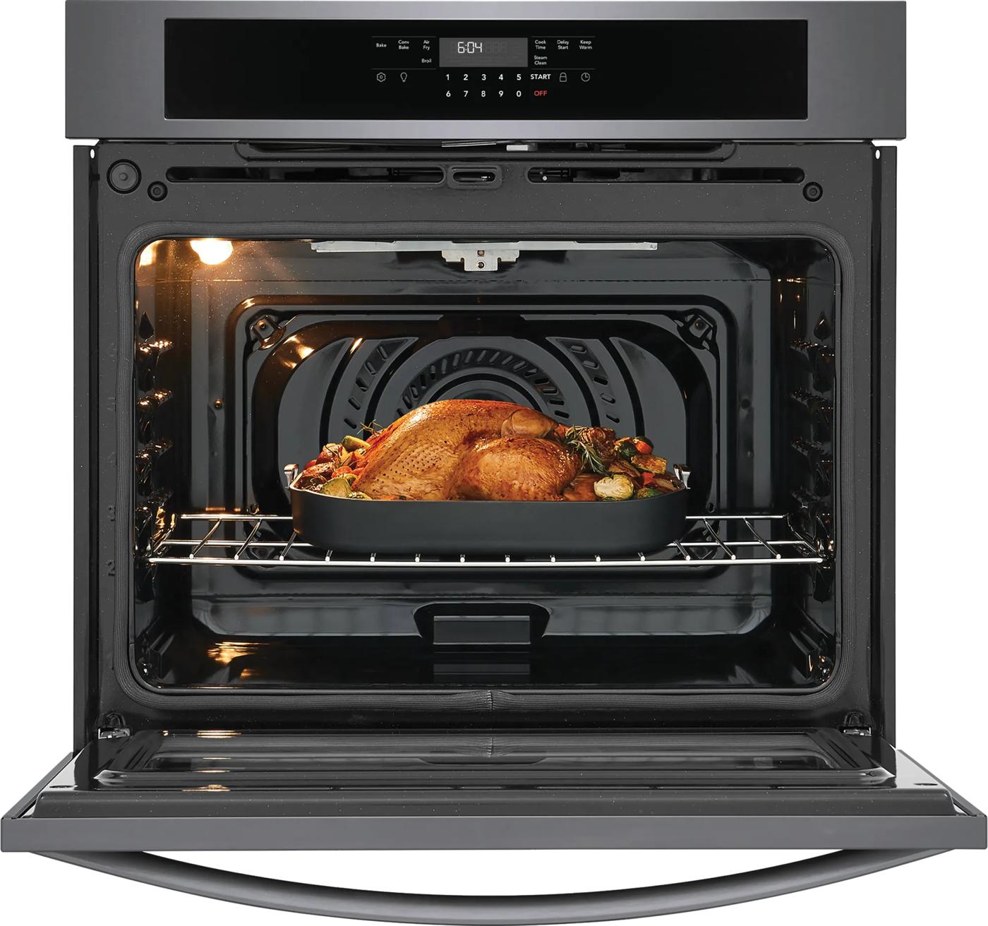 30" Single Wall Oven Black Stainless Steel-FCWS3030AD