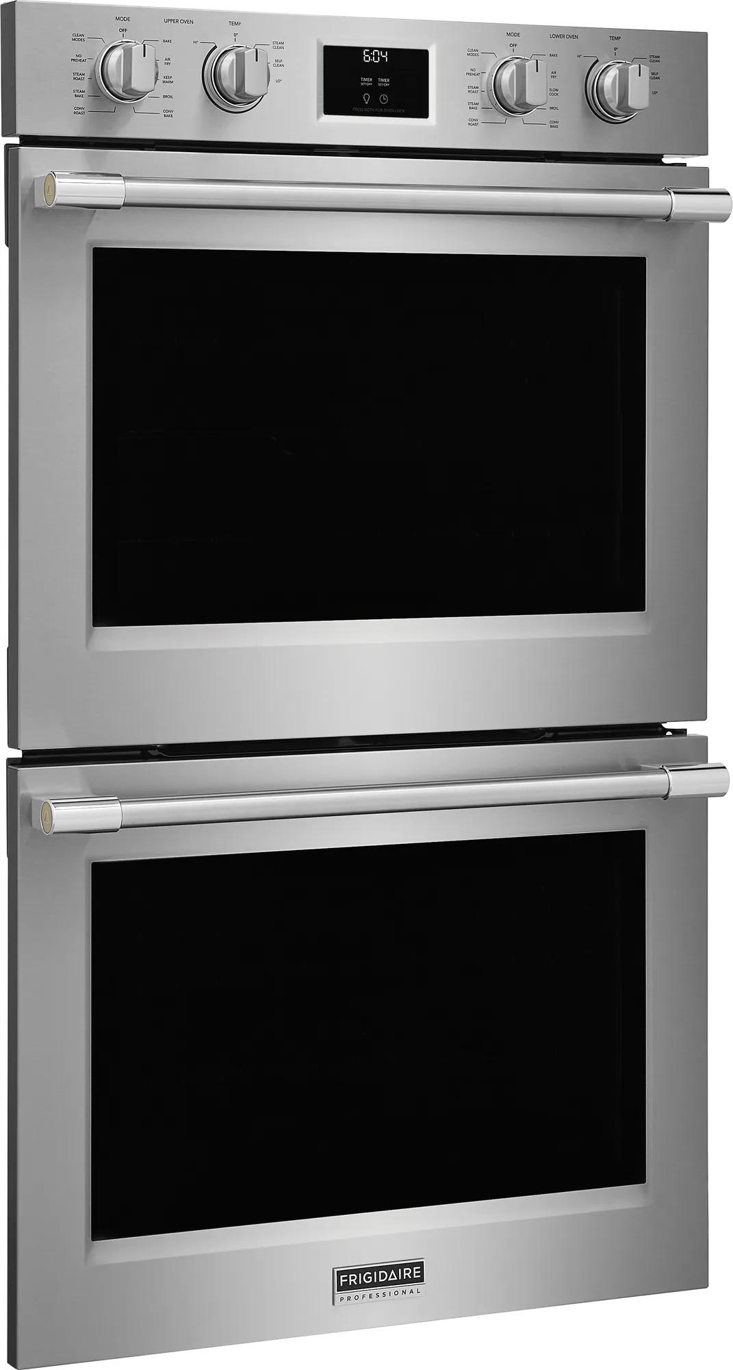 Four mural double de 30 po avec convection totale Acier inoxydable-PCWD3080AF