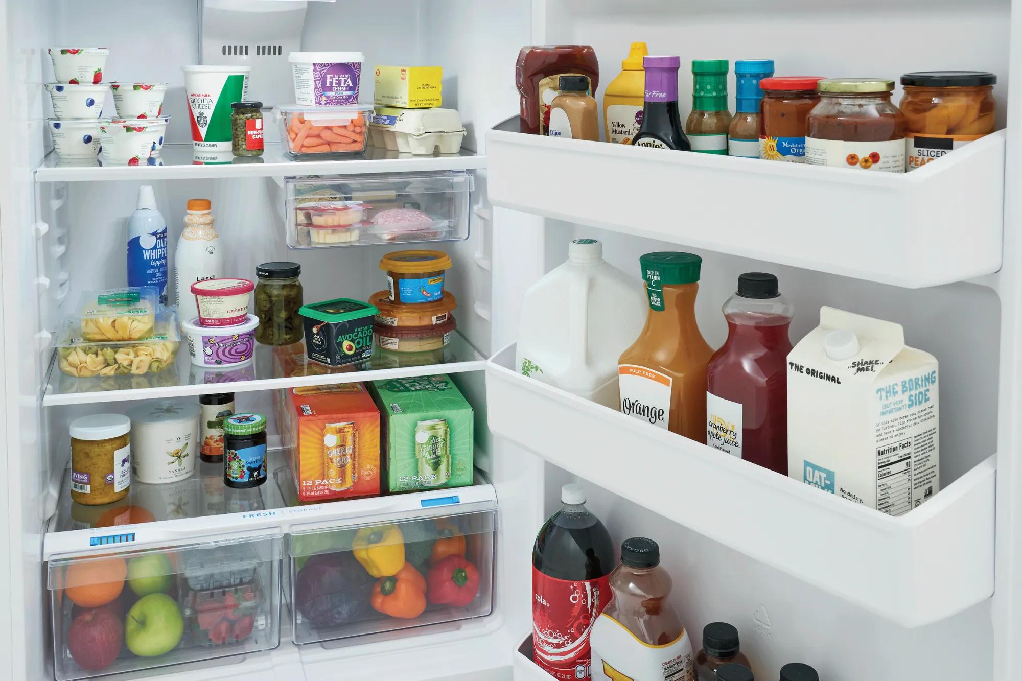 Réfrigérateur à congélateur supérieur Garage Ready de 18 pi3 Blanc-FRTE1835AW