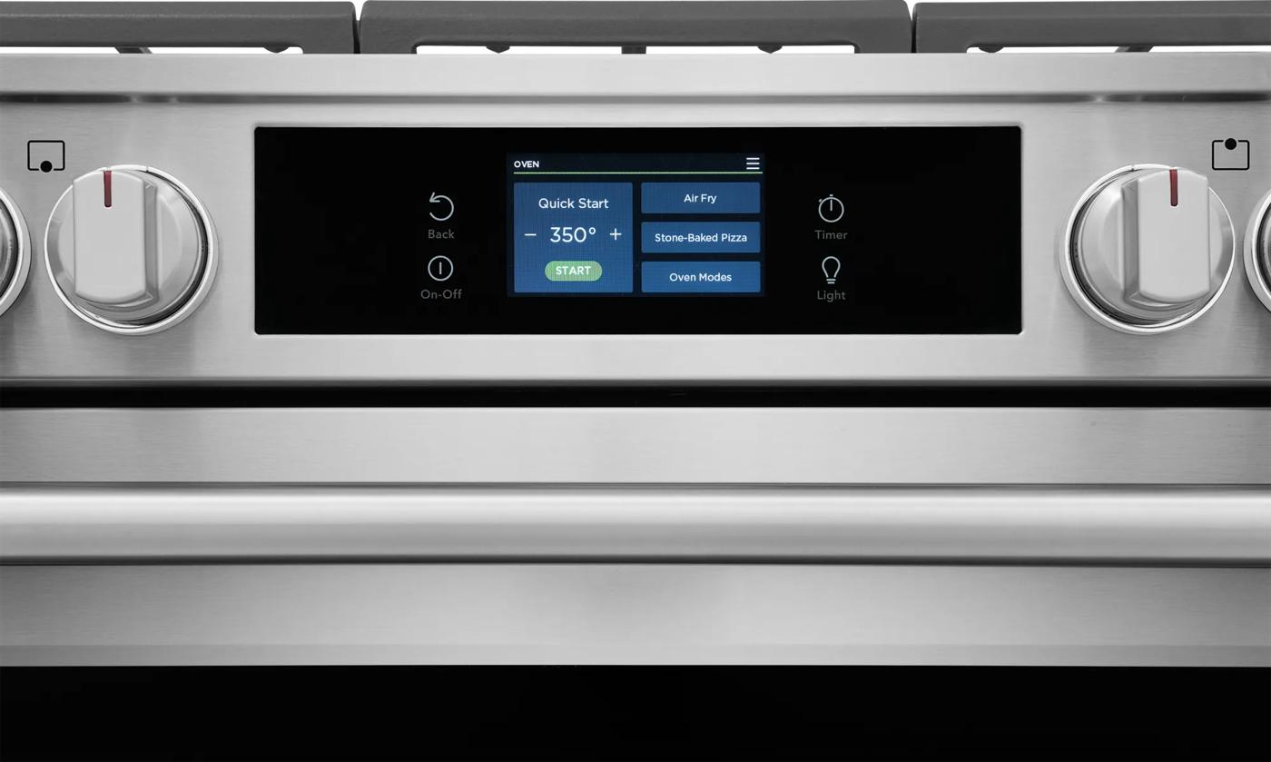 Cuisinière au gaz de 30 po (76,2 cm) avec pizza cuite sur pierre Acier inoxydable-PCFG3085BF
