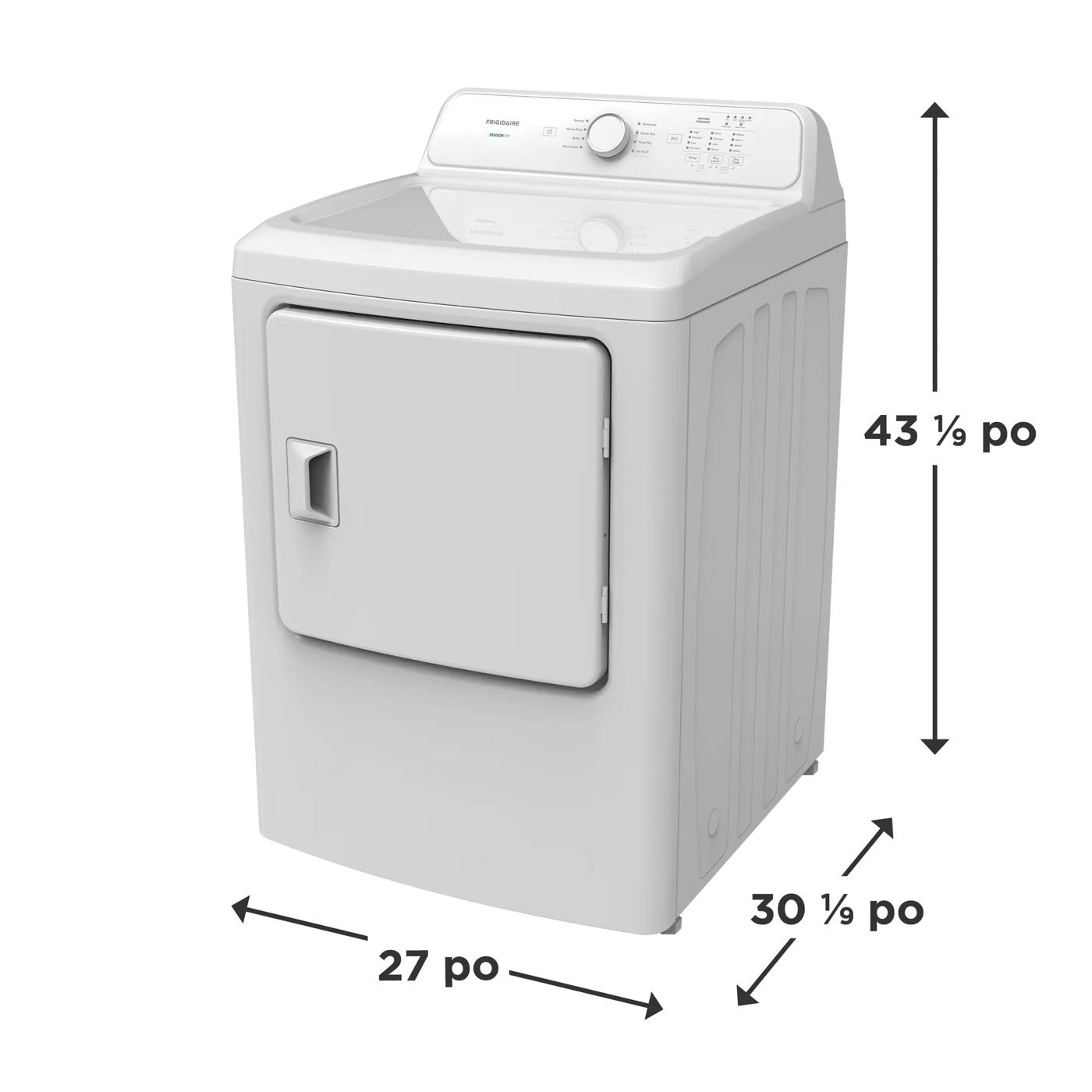 Sécheuse à gaz 7 pi3 Blanc-FLVG7000AW