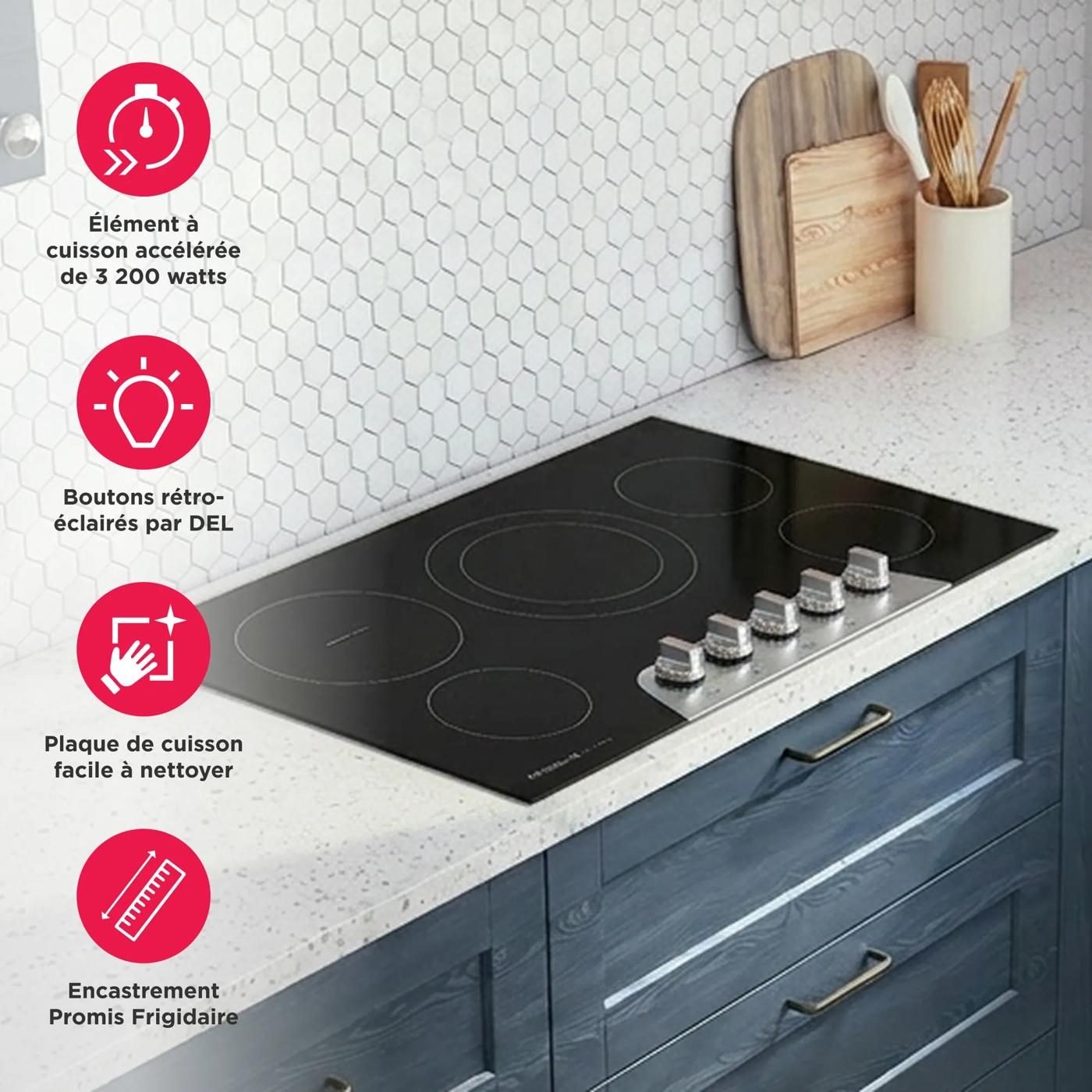 Surface de cuisson électrique de 36 po Acier inoxydable-GCCE3670BS