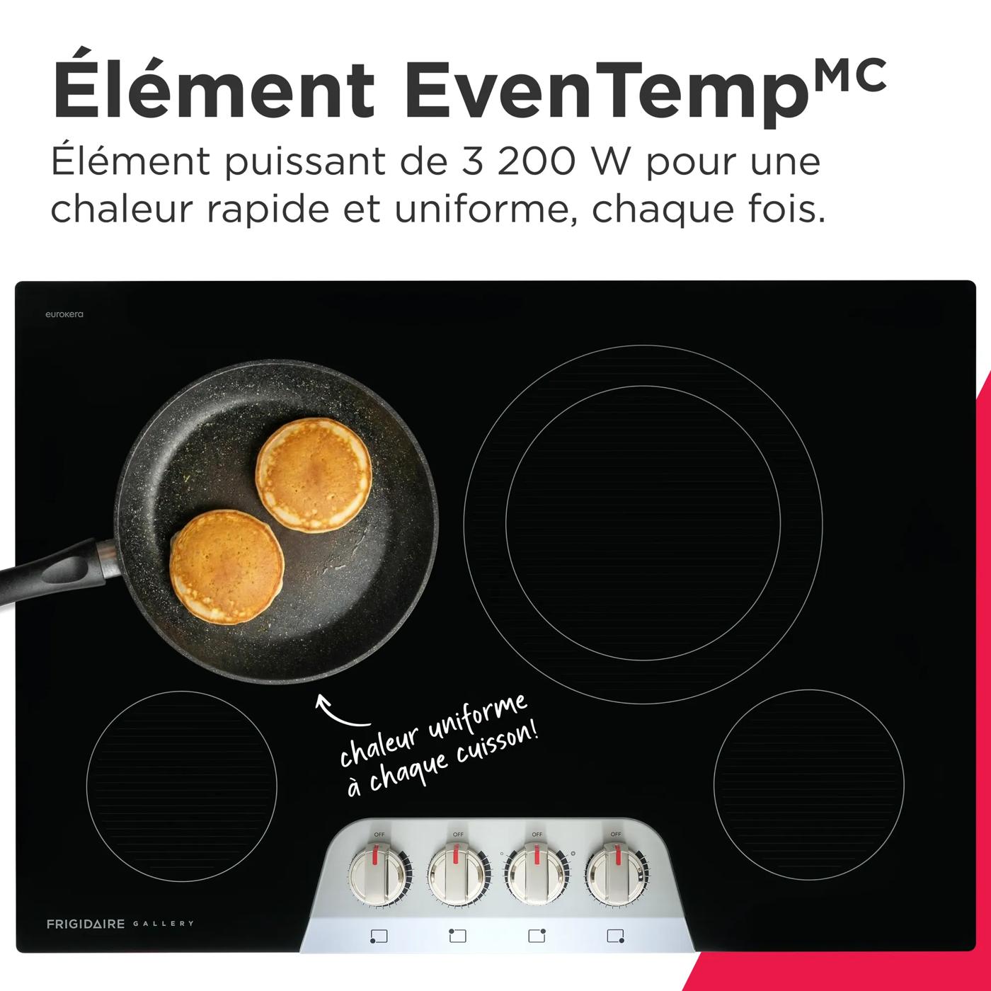 Surface de cuisson électrique de 30 po Acier inoxydable-GCCE3049BS