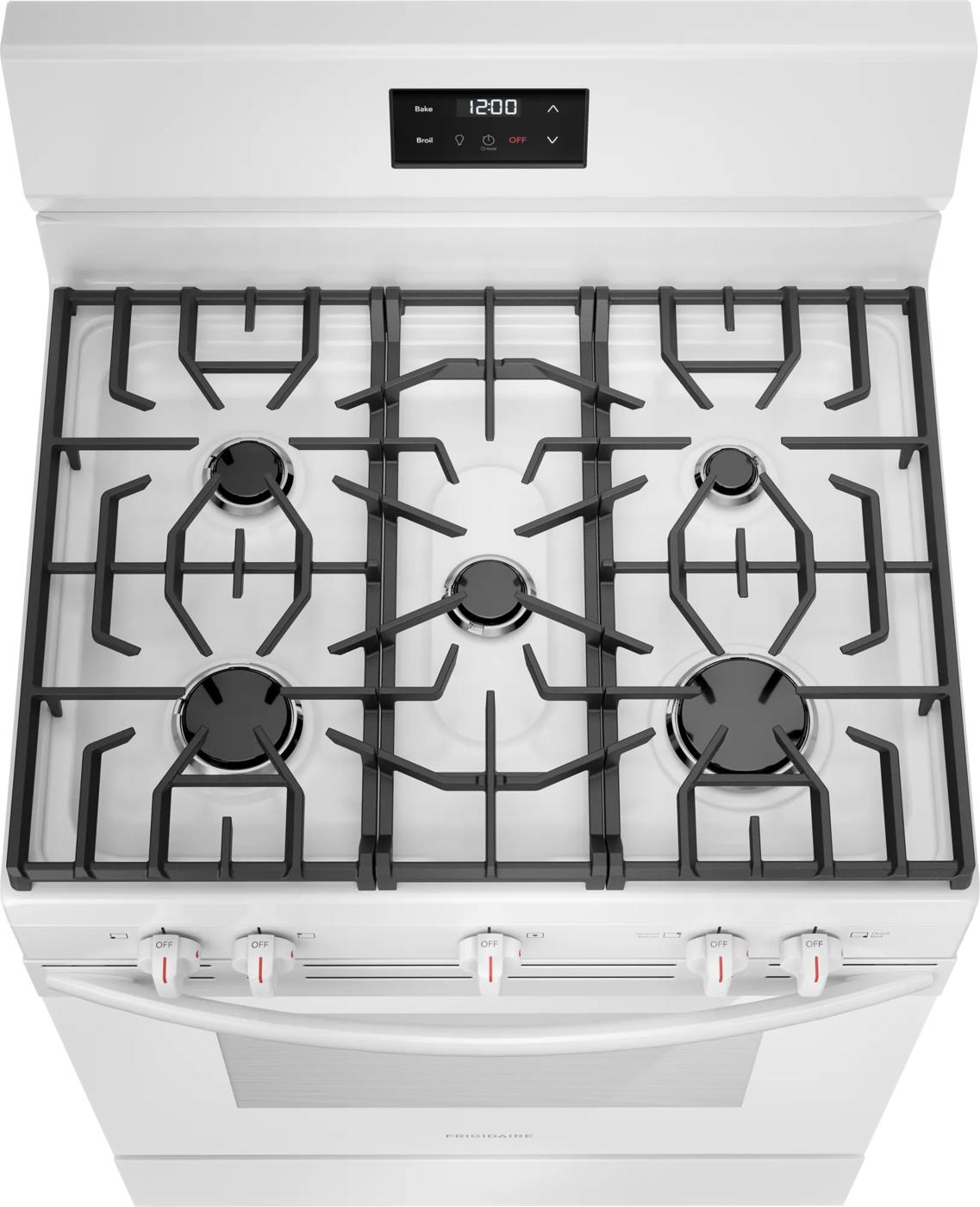 Cuisinière à gaz de 30 po Blanc-FCRG3052BW
