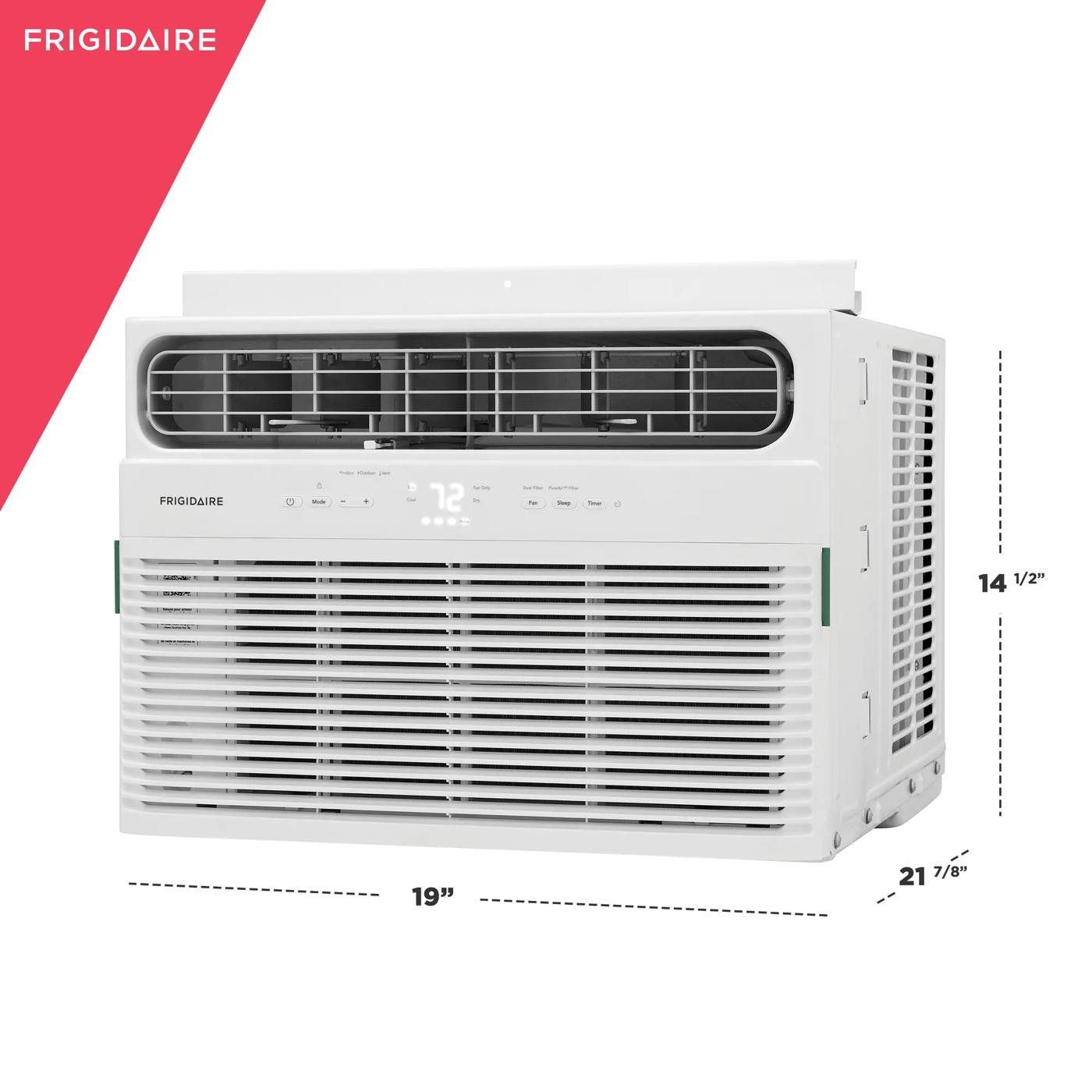 Climatiseur de fenêtre avec Wi-Fi de 10 000 BTU Blanc-FHWW104WD1