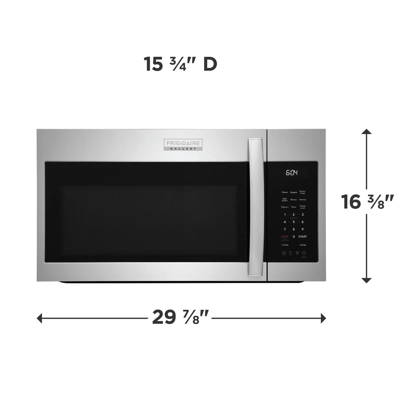 1.9 Cu. Ft. Over-The-Range Microwave Stainless Steel-GMOS1962AF