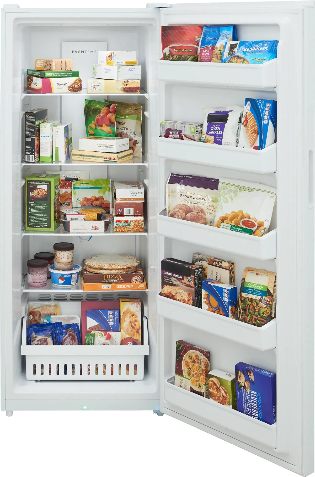 Congélateur droit convertible de 13 pi³ parfait pour le garage Blanc-FFUE1326AW