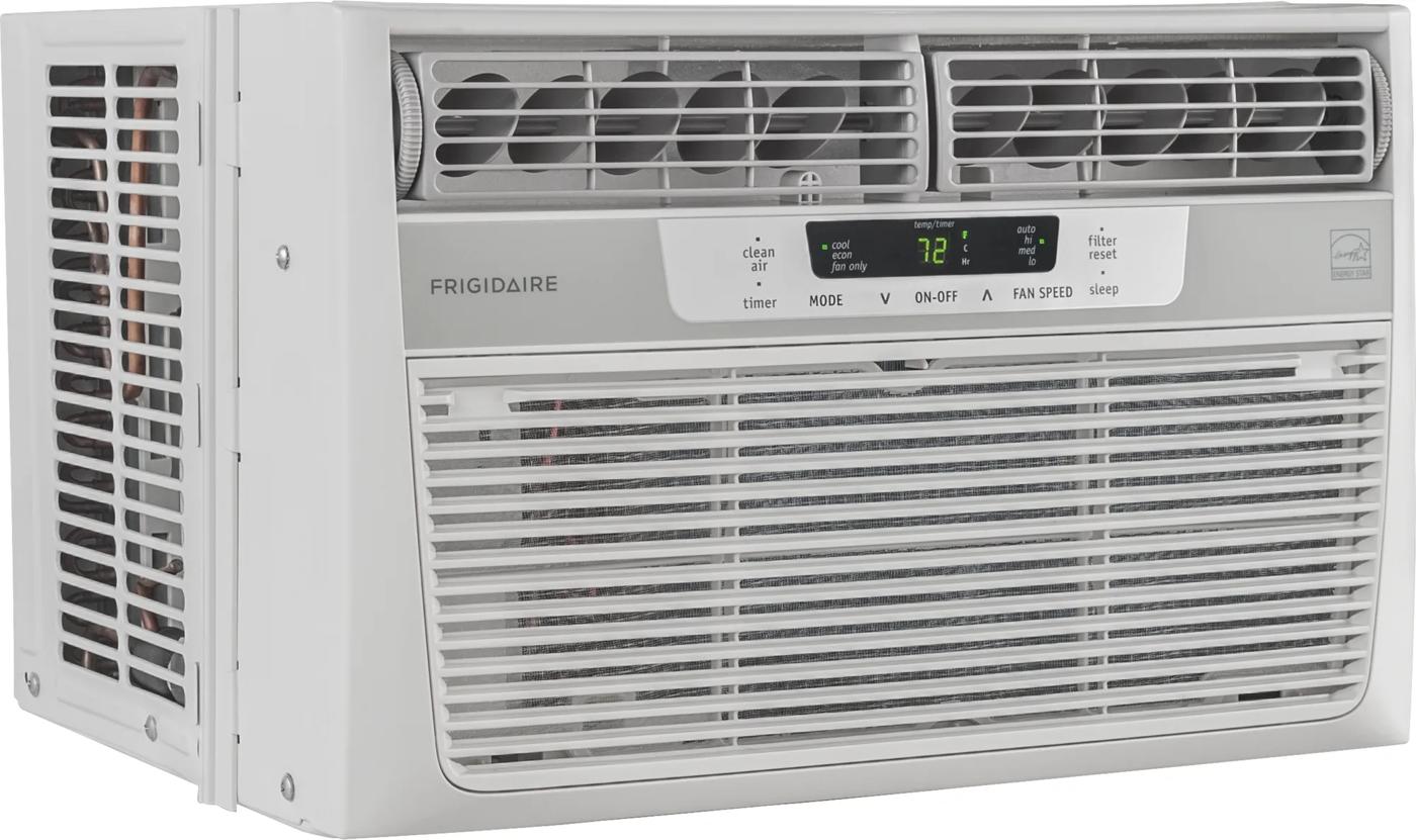 6,000 BTU Window-Mounted Room Air Conditioner White-FFRE0633S1