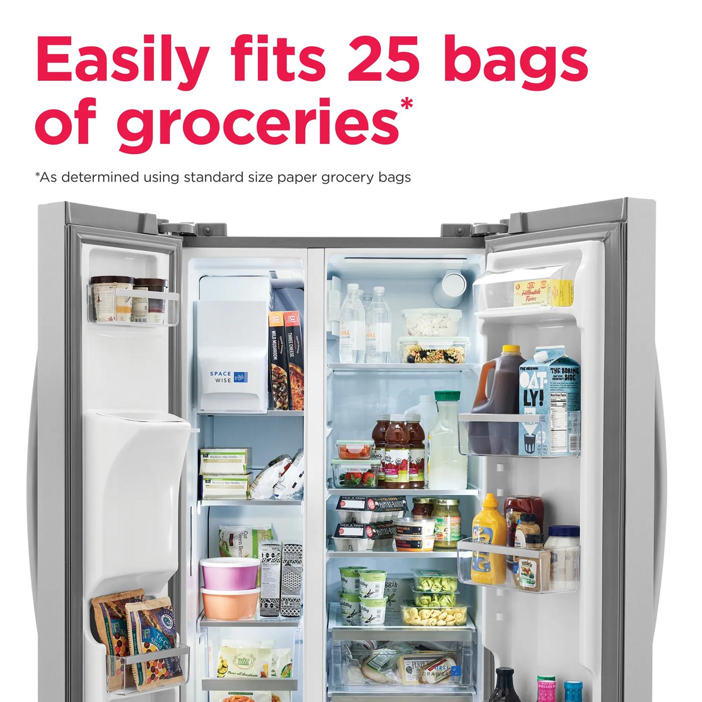 22 Cu. Ft. 33" Standard Depth Side by Side Refrigerator Stainless Steel-GRSS2352AF