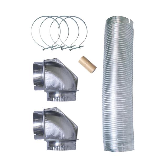 8' Semi-Rigid Dryer Vent Kit, with 2 Elbows - 5304492448