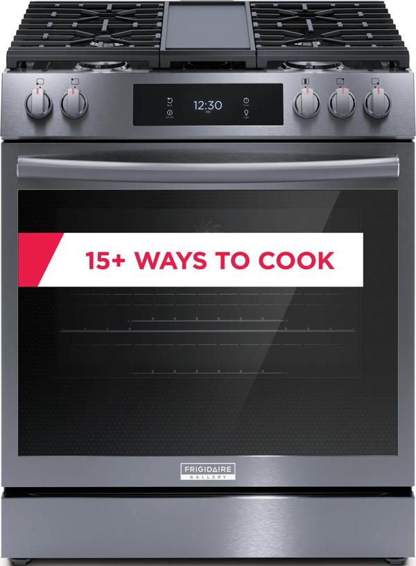30" Gas Range with 15+ Ways To Cook