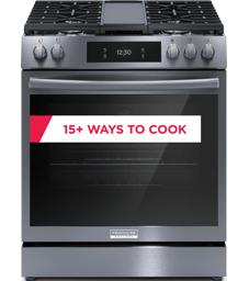 Frigidaire Gallery 30'' Front Control Gas Range with Total Convection
