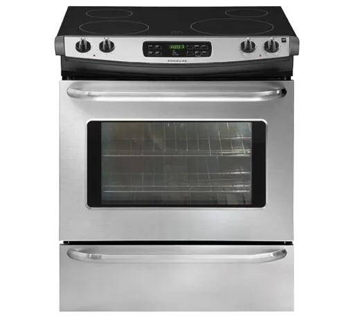 30" Slide-In Electric Range Stainless Steel-CFES3025LS
