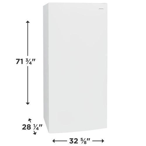 20 Cu. Ft. Garage Ready Upright Freezer White-FFUE2022AW | Frigidaire
