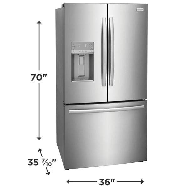 Frigidaire Gallery GRFS287DAF 28 Cu. Ft. French Door Refrigerator on Fridge.com