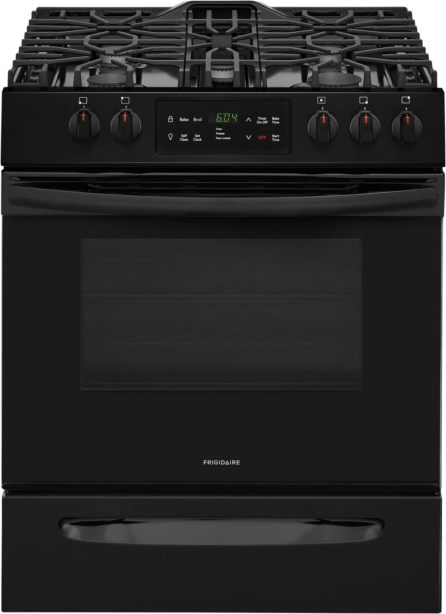30" Front Control Freestanding Gas Range
