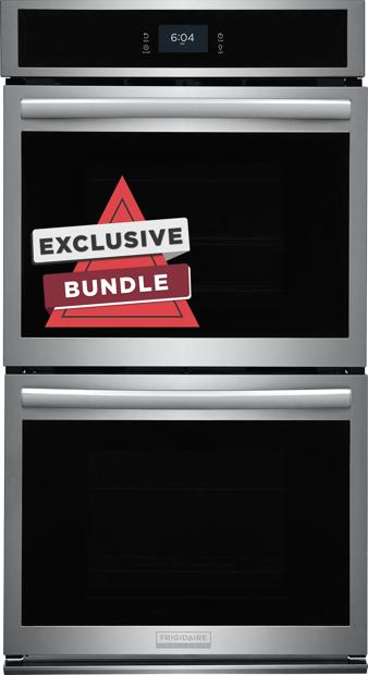 27" Double Electric Wall Oven with 15+ Ways To Cook, Includes Free Air Fry Tray - GCWD2767AF-A1