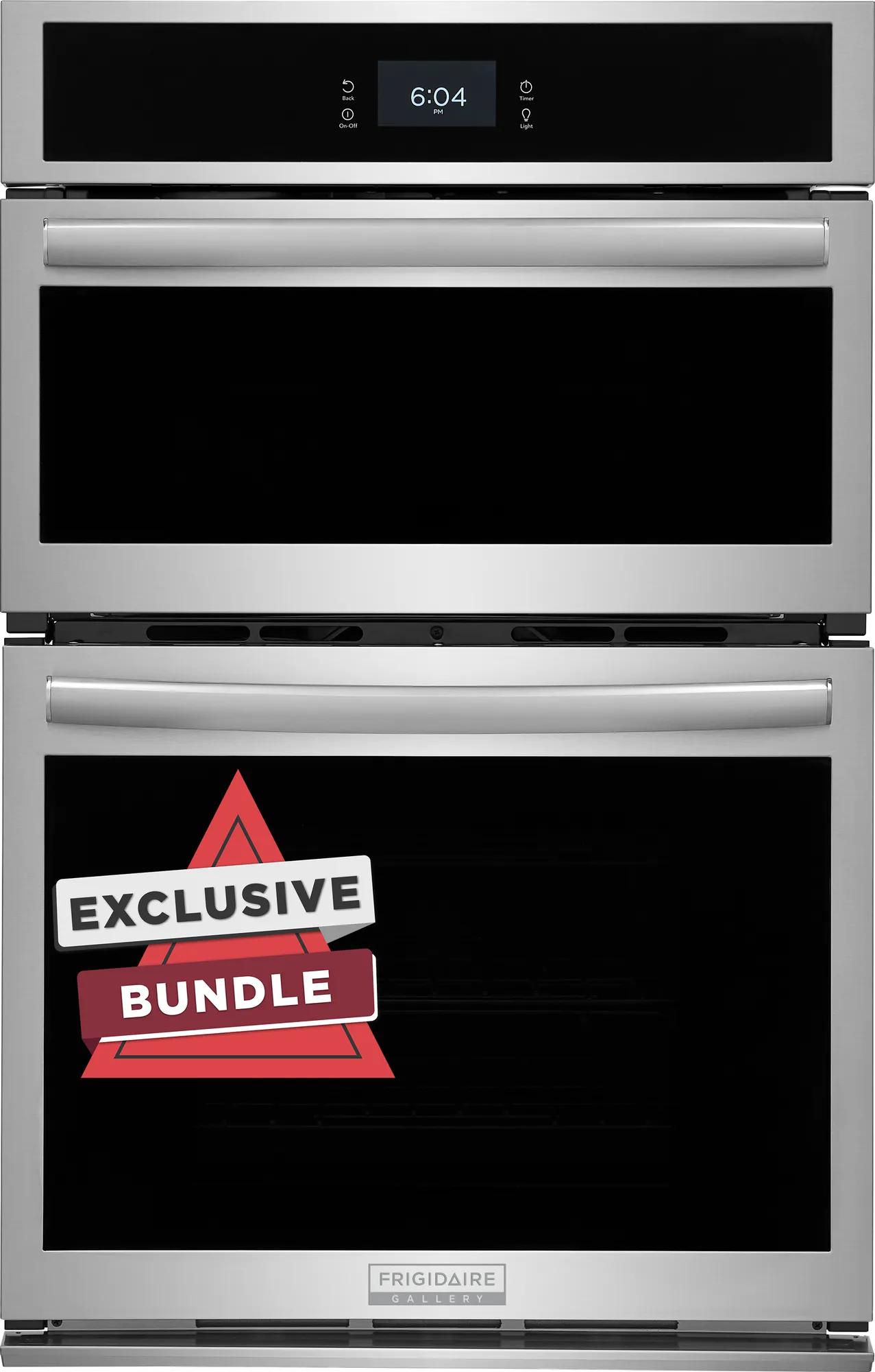 27" Electric Wall Oven and Microwave Combination with 15+ Ways To Cook, Includes Free Air Fry Tray