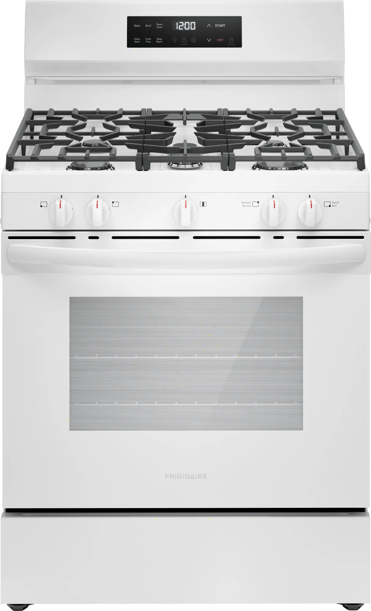 30" Gas Range with Steam Clean