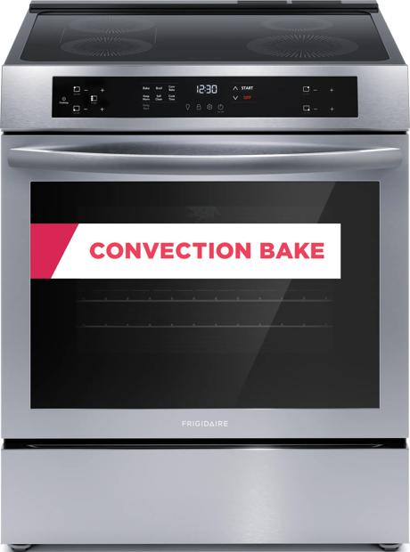 Frigidaire 30'' Front Control Induction Range with Convection Bake