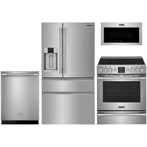 4 Piece Stainless Steel Professional Package with Counter-Depth  display picture 1