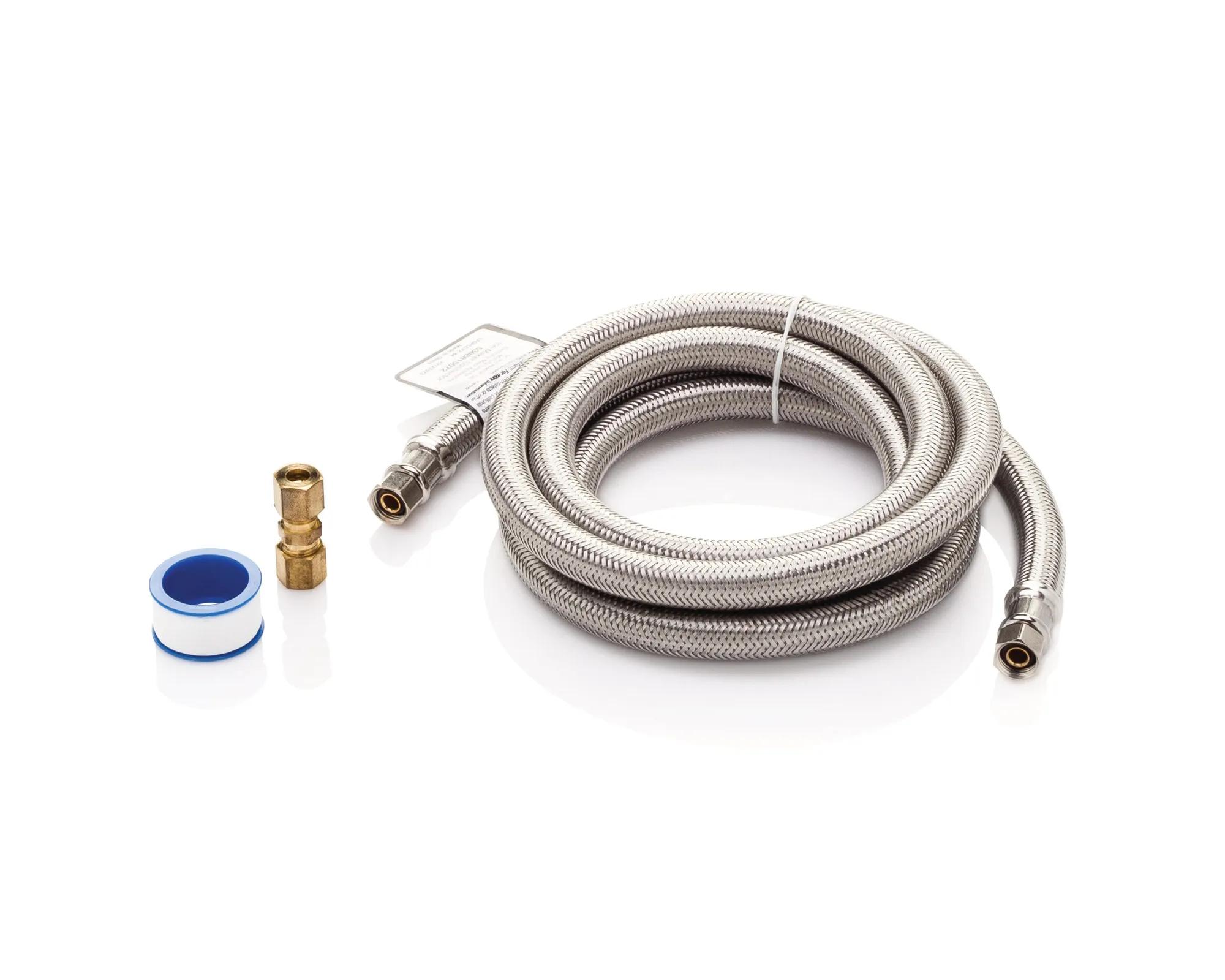 6' Long Stainless Steel Braided Refrigerator Water Supply Line - 5304437642