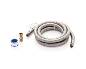 6' Long Stainless Steel Braided Refrigerator Water Supply Line