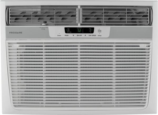 18,500 BTU Window-Mounted Room Air Conditioner with Supplemental Heat