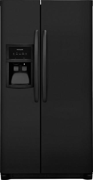 22.0 Cu. Ft. Side-by-Side Refrigerator Ebony Black-FFSS2325TE