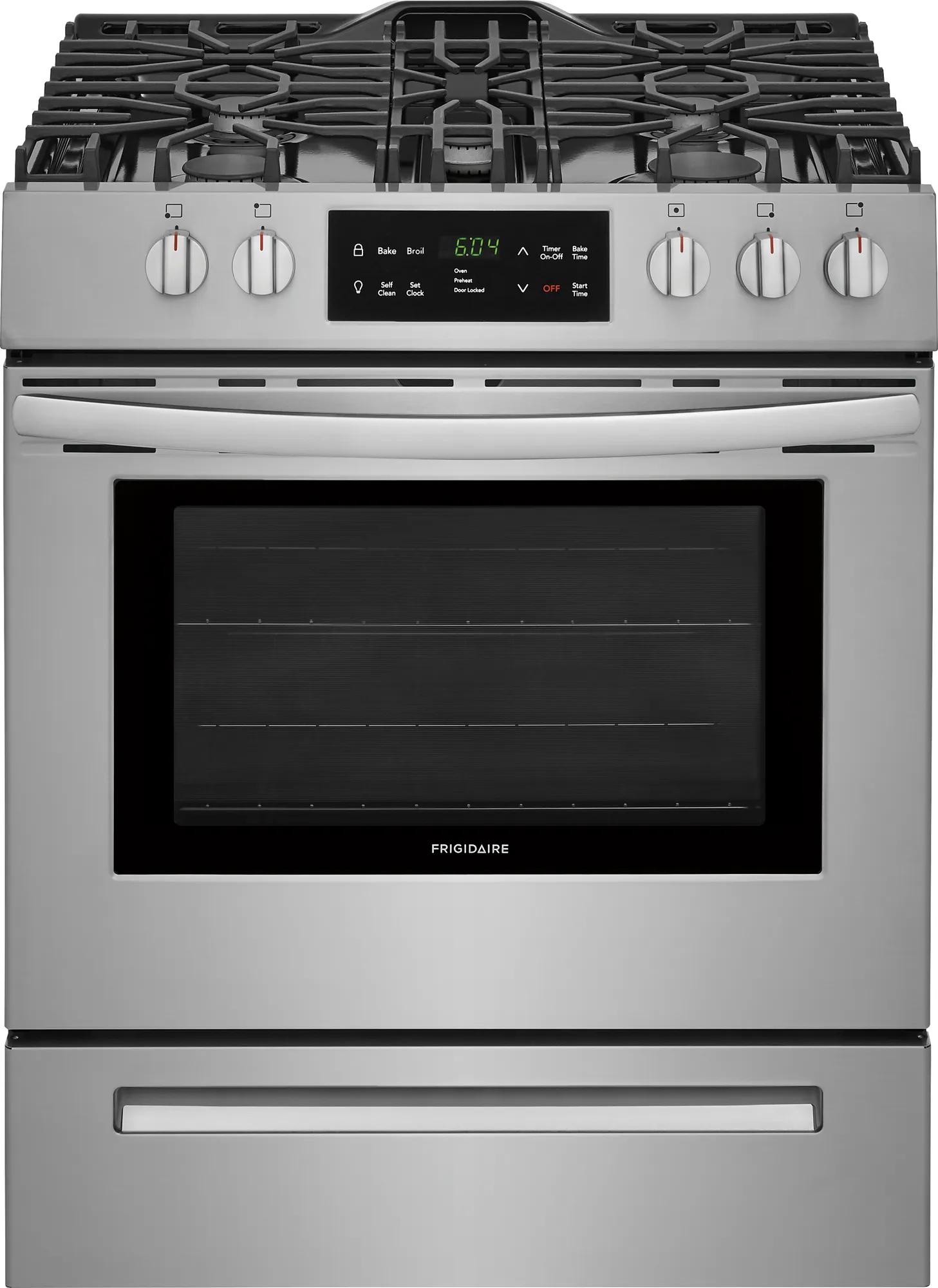 30" Front Control Gas Range