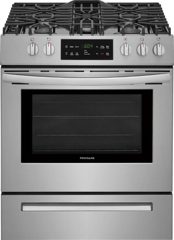 30" Front Control Gas Range