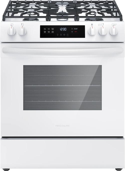 30" Gas Range with Steam Clean