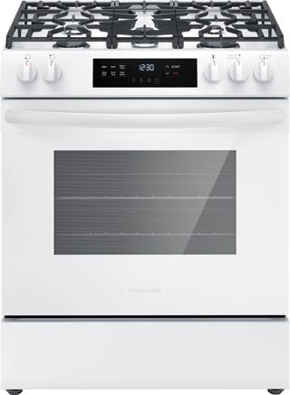 30" Gas Range with Steam Clean — White (FCFG3062AW)
