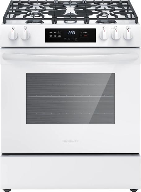 Frigidaire 30'' Front Control Gas Range with Quick Boil