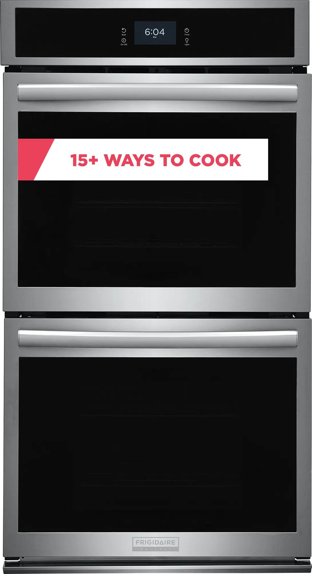27" Double Electric Wall Oven with 15+ Ways To Cook