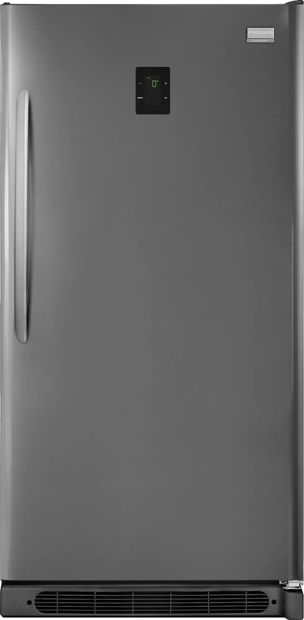 20.5 Cu. Ft. 2-in-1 Upright Freezer or Refrigerator Stainless