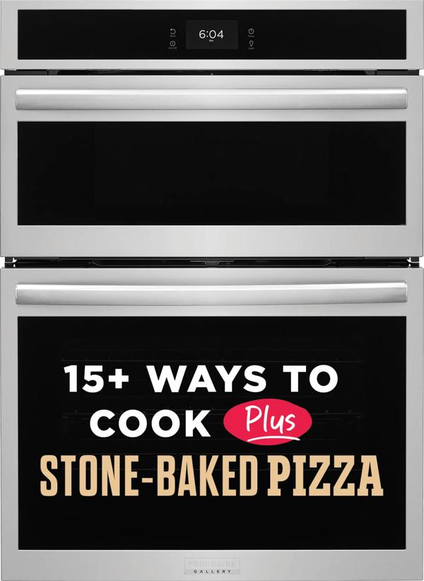 30" Electric Wall Oven and Microwave Combination with Stone-Baked Pizza