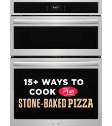 Frigidaire Gallery 30'' Electric Wall Oven and Microwave Combination with Stone-Baked Pizza