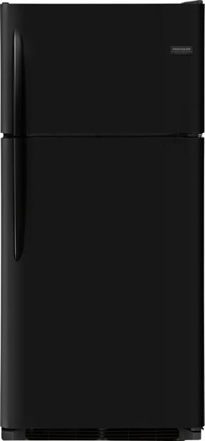Custom-Flex™ 18.0 Cu. Ft. Top Freezer Refrigerator Ebony Black-FGHT1842TE
