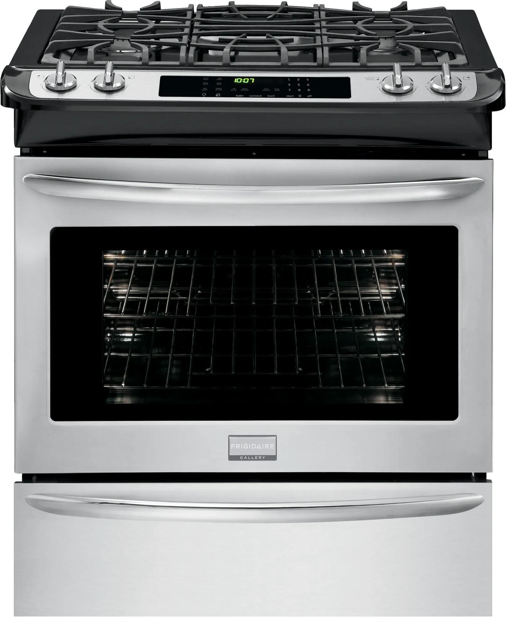 30" Slide-In Dual-Fuel Range