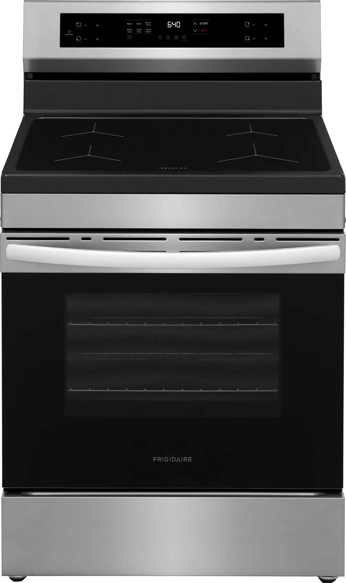 30" Rear Control Induction Range with EasyCare Finish
