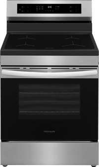 30" Rear Control Induction Range with EasyCare Finish
