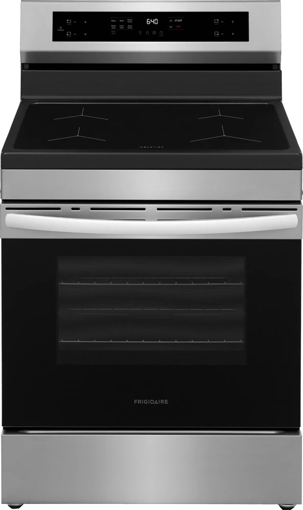 30" Rear Control Induction Range with EasyCare Finish