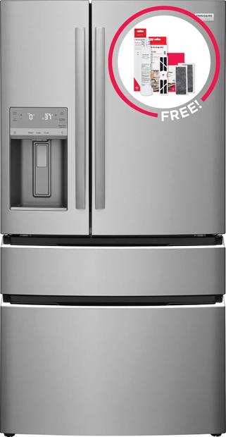 26 Cu. Ft. Standard-Depth 4-Door French Door Refrigerator with Free Additional Filter Kit - GRMS2773AF-C1