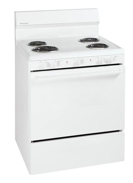 30" Freestanding Electric Range White-FFEF3000MW